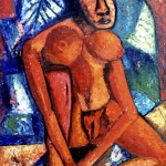 Basungula.  Mujer desnuda. 60x83