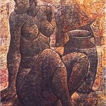 Banza - Mujer y Tinaja - Dimensiones - 81x62