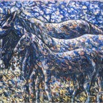 N´gombo - Los caballos - Dimensiones - 94x72