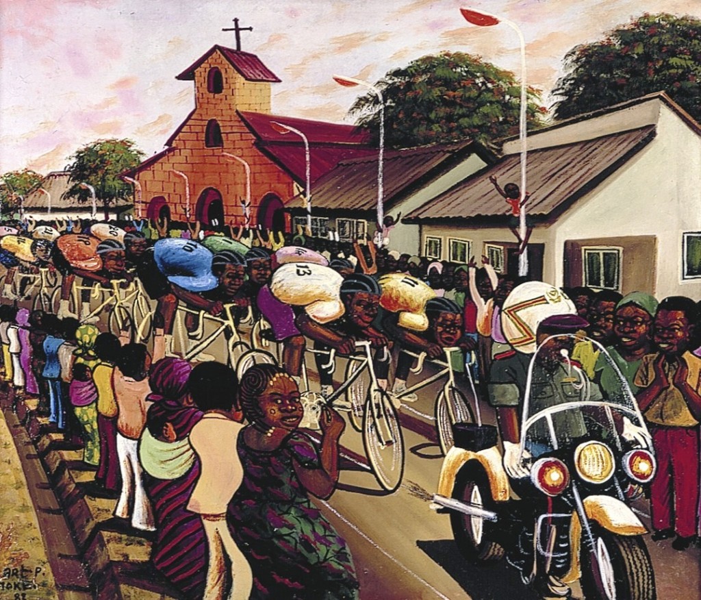 Moké. Carrera Ciclista. 100x93